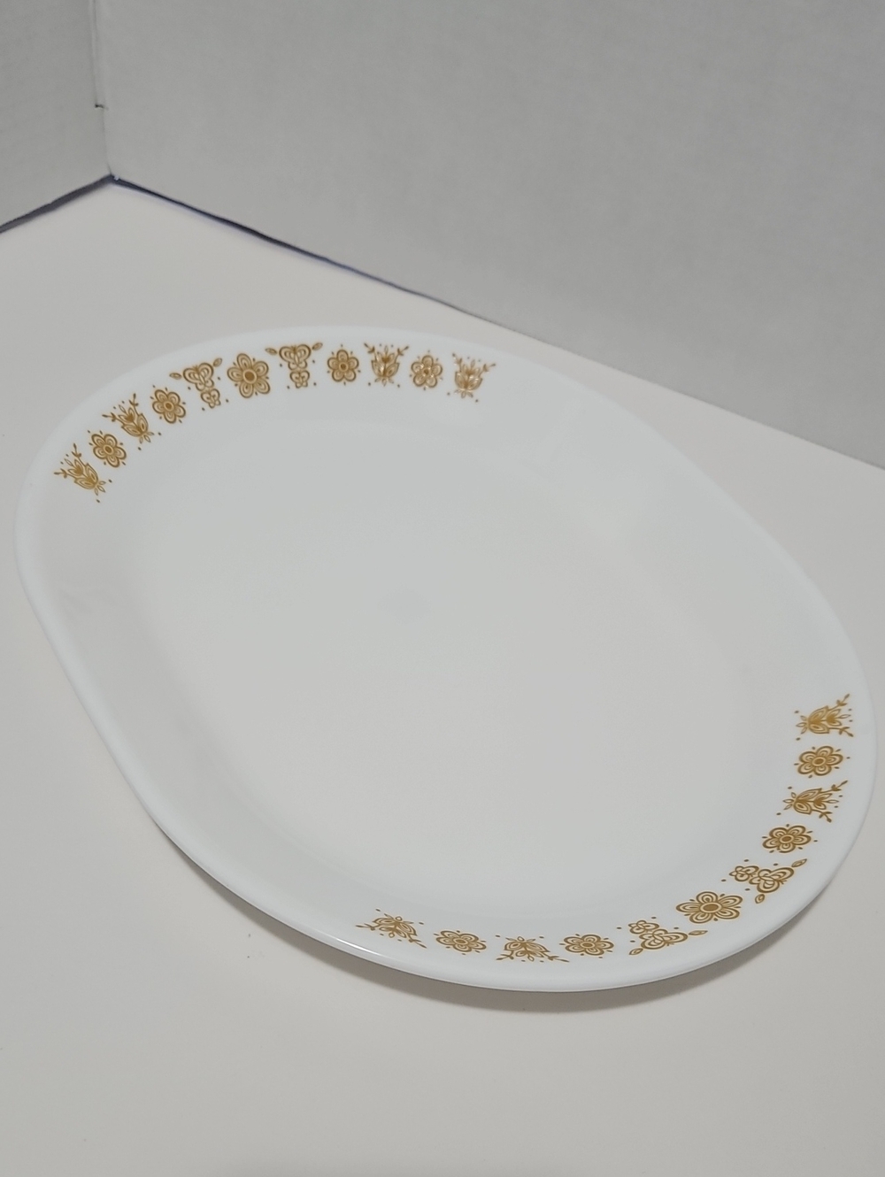 Corelle Butterfly Gold Oval Platter